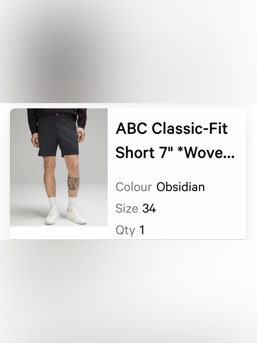lululemon athletica ABC Classic-Fit Short 7" - Obsidian Blue
Air-Woven